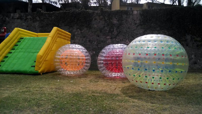 Rampa inflable Zorb ball